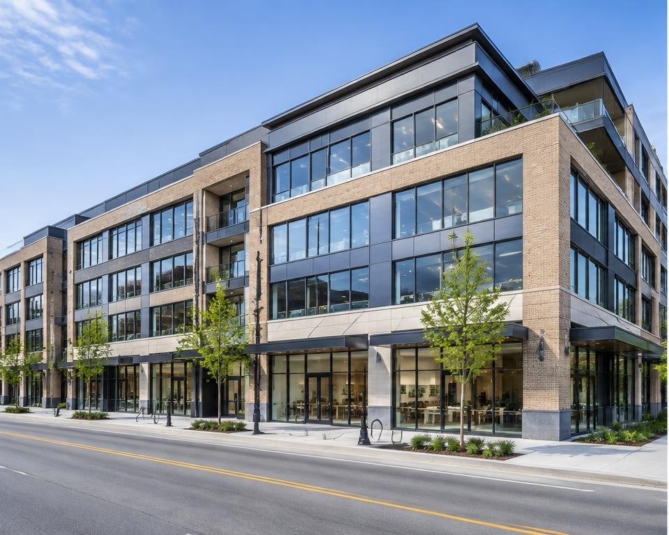 Modern Mixed Commercial Space Building, image 1