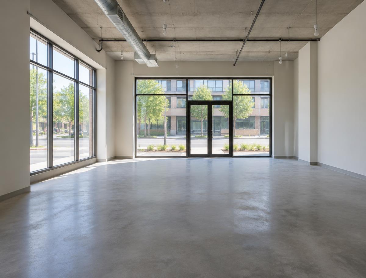 Empty commercial unit